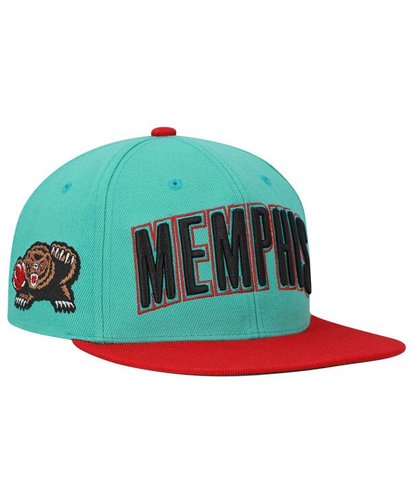 ミッチェル&ネス メンズ アクセサリー 帽子 Mitchell & Ness Men's Teal Memphis Grizzlies Hardwood Classics Snapback Hat Teal ティール