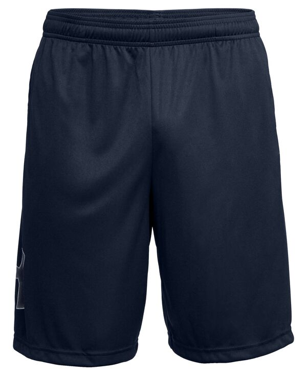 アンダーアーマー メンズ ボトムス ハーフパンツ・ショーツ ショートパンツ ロゴ Under Armour Men's UA Tech Logo 10 Shorts Academy Navy ネイビー｜ReVida 店