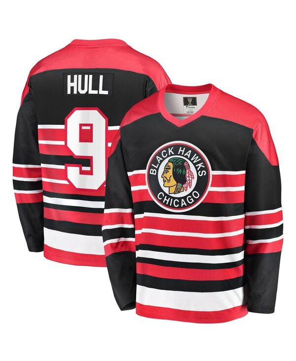 ファナティクス メンズ トップス シャツ ジャージー Fanatics Men's Bobby Hull Red Chicago Blackhawks Premier Breakaway Retired Player Jersey Red レッド