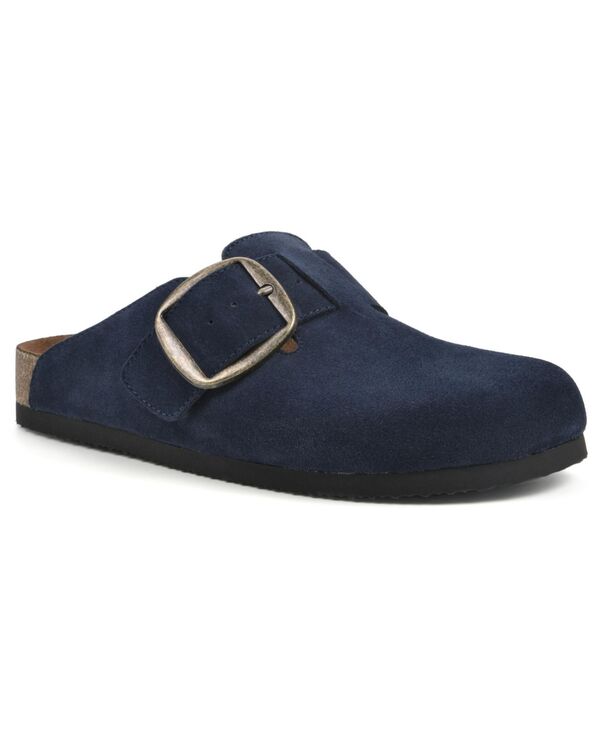 ホワイトマウンテン レディース シューズ サンダル White Mountain Women's Big Easy Slip On Clogs Navy Suede ネイビー｜ReVida 店