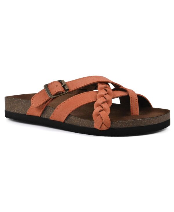 ホワイトマウンテン レディース シューズ サンダル White Mountain Women's Harrington Footbed Sandals Aperol Spritz Leather