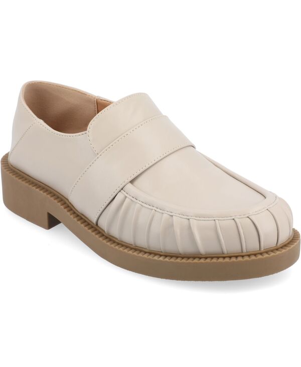 ジュルネ コレクション レディース シューズ スリッポン・ローファー ローファー Journee Collection Women's Lakenn Slip On Loafer Flats Stone ストーン