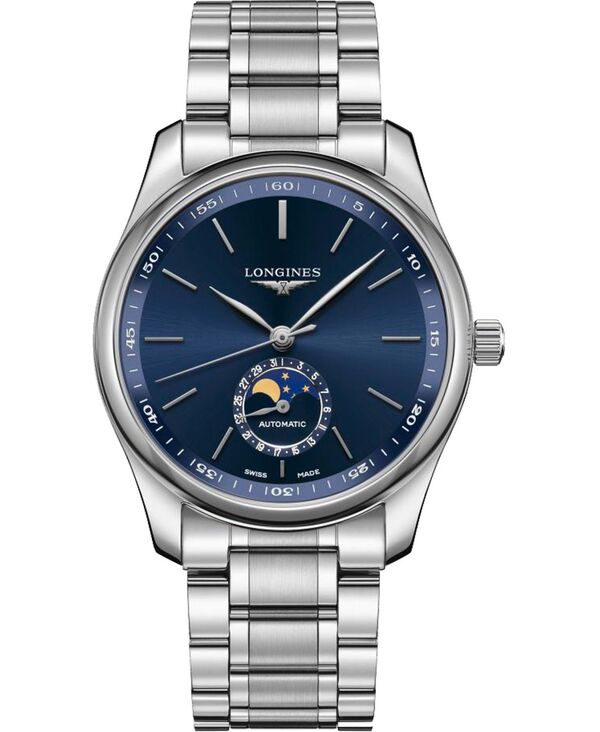ロンジン メンズ アクセサリー 腕時計 Tシャツ Longines Men's Swiss Automatic Master Stainless Steel Bracelet Watch 40mm No Color