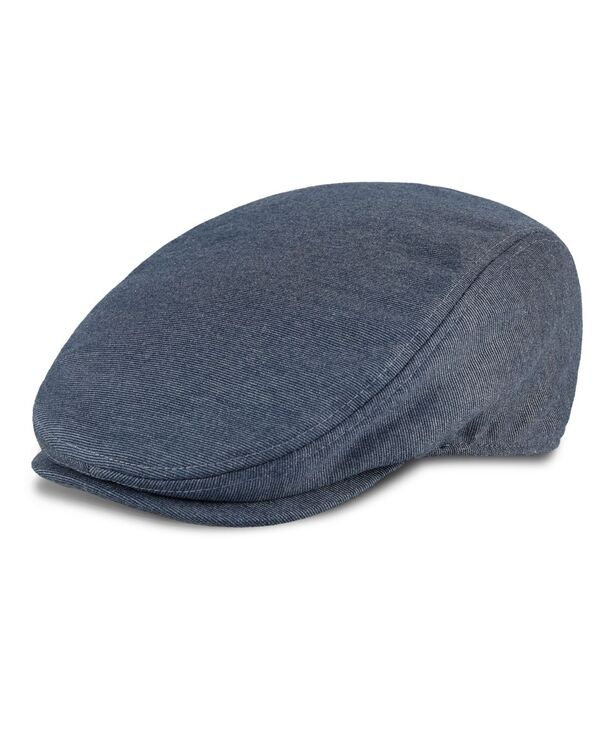 リーバイス メンズ アクセサリー 帽子 メッシュ Levi's Men's Stretch Flat Top Mesh Lined Ivy Hat Navy Blue ネイビー｜ReVida 店
