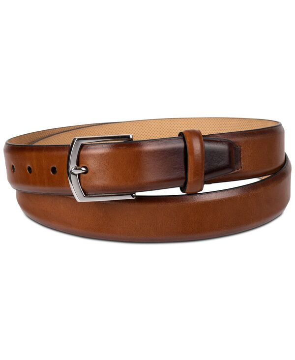 電話を掛けるハーン メンズ 付属品 胴締め なめし革 Cole Haan Men\u0027s Lewis Burnished Leather Dress Belt Tan タン