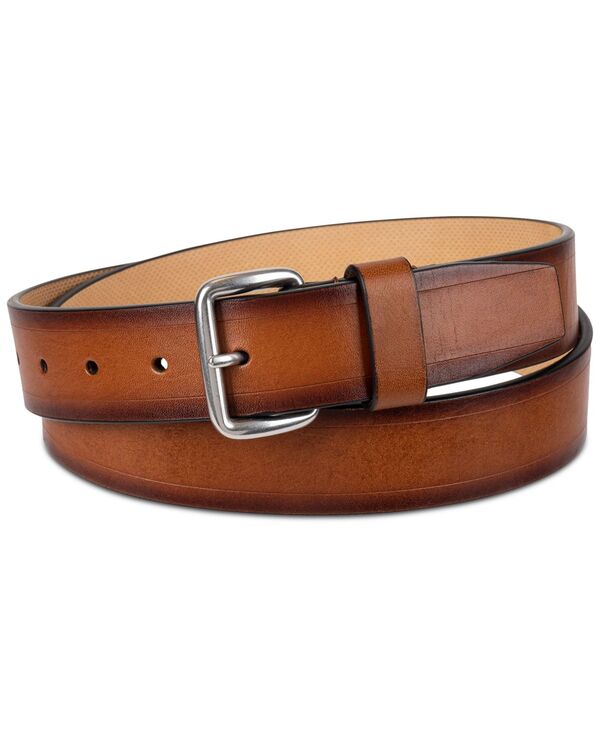 電話を掛けるハーン メンズ 付属品 胴締め Cole Haan Men\u0027s Wakefield Burnished Dress Belt Tan タン