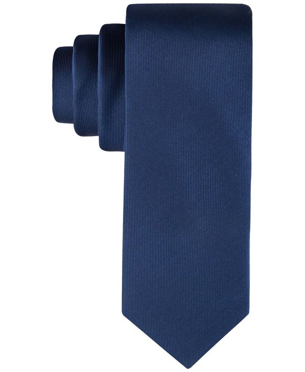 カルバンクライン メンズ アクセサリー ネクタイ Calvin Klein Men's Unison Solid Tie Navy ネイビー