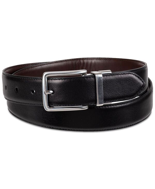 電話を掛けるハーン メンズ 付属品 胴締め Cole Haan Men\u0027s Reversible Dress Belt Charcoal 濃灰色