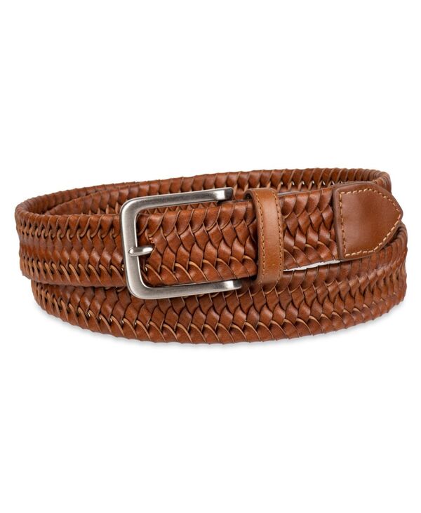 トッミーバハマ メンズ 付属品 胴締め なめし革 Tommy Bahama Men\u0027s Casual Stretch Braided Leather Belt Tan タン