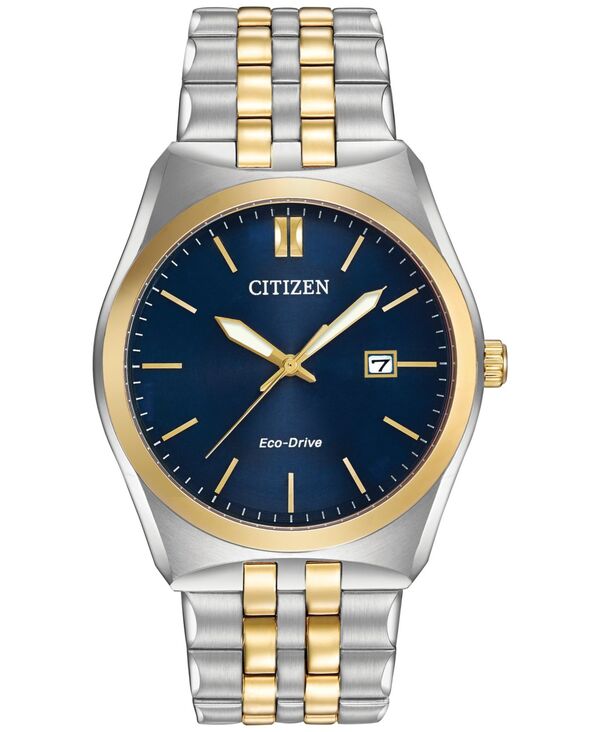 シチズン メンズ アクセサリー 腕時計 Tシャツ Citizen Men's Eco-Drive Two-Tone Stainless Steel Bracelet Watch 40mm BM7334-58L No Color|ReVida 店