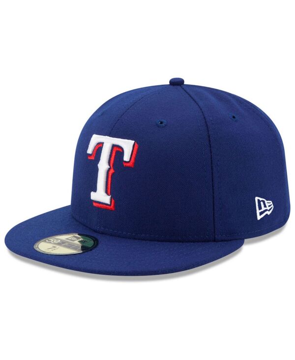 ニューエラ メンズ アクセサリー 帽子 キャップ New Era Texas Rangers Authentic Collection 59FIFTY Cap Light Royal|ReVida 店
