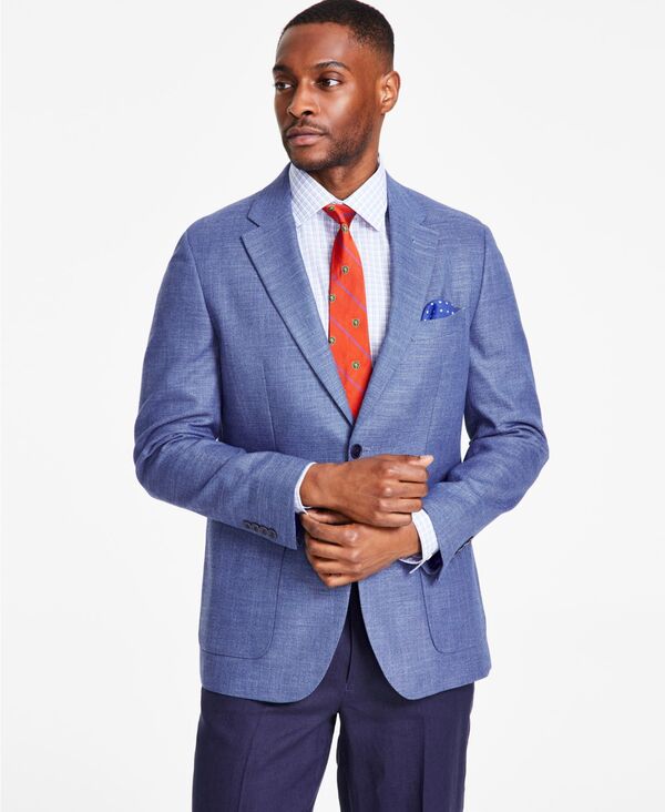 ナウティカ メンズ アウター ジャケット・ブルゾン コート Nautica Men Modern-Fit Active Stretch Woven Solid Sport Coat Medium Blue ブルー