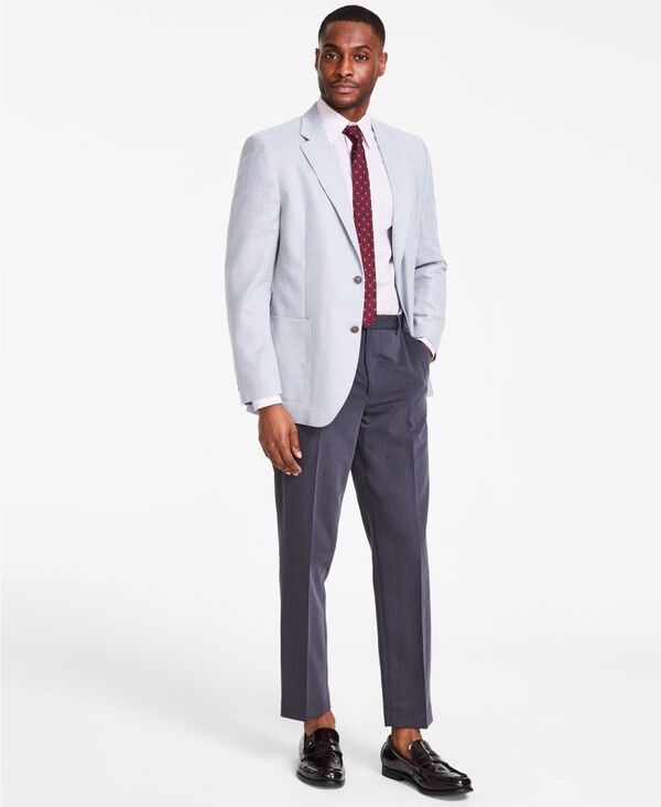 ナウティカ メンズ アウター ジャケット・ブルゾン コート Nautica Men Modern-Fit Active Stretch Woven Solid Sport Coat Silver Solid シルバー