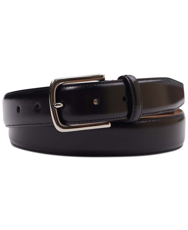 電話を掛けるハーン メンズ 付属品 胴締め Cole Haan Men\u0027s Spazzol Feathered Edge Dress Belt Black 黒いこと