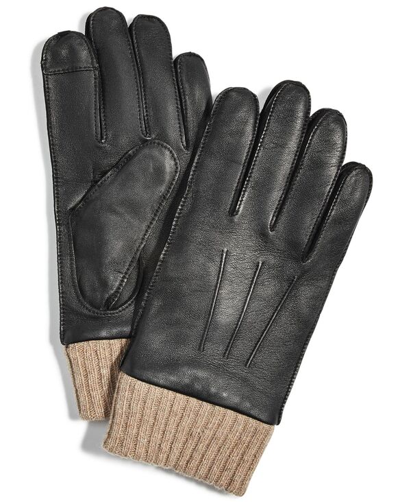クラブルーム メンズ アクセサリー 手袋 Club Room Men's Cashmere Gloves Black ブラック