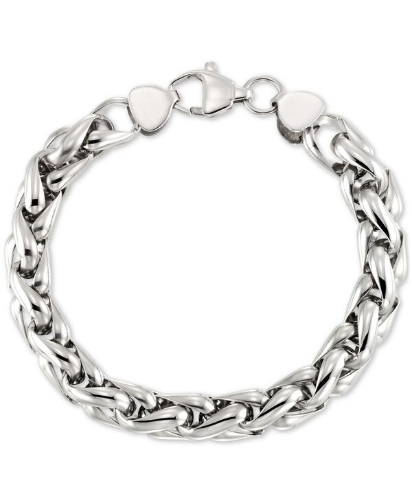 シモン アイ スミス メンズ アクセサリー ブレスレット・バングル・アンクレット Tシャツ LEGACY for MEN by Simone I. Smith Interlocking Oval Link Bracelet in Stainless Steel Stainless Steel