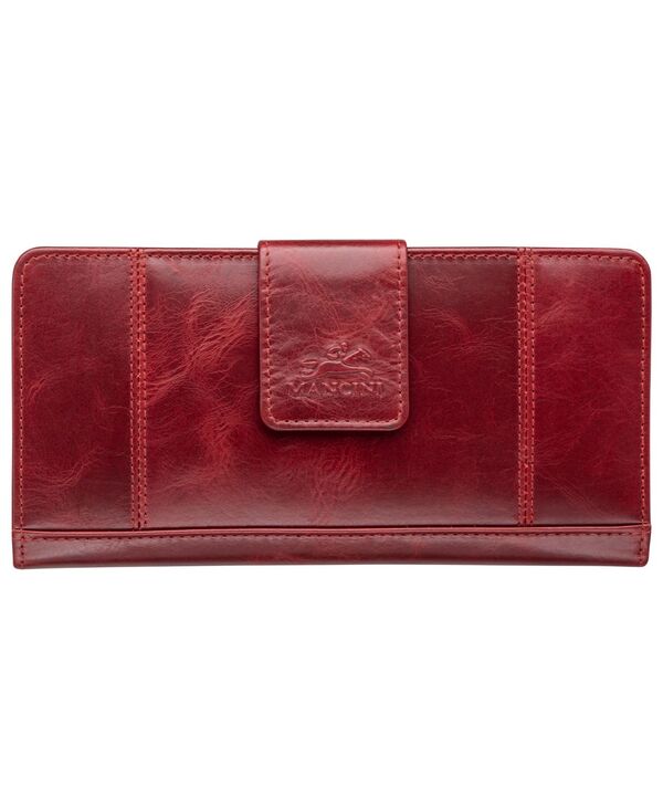 マンシーニ メンズ 付属物 札入れ Mancini Men\u0027s Casablanca Collection Clutch Wallet Red 赤いこと メンズ財布-財布・ケース-バッグ・小物・ブランド雑貨