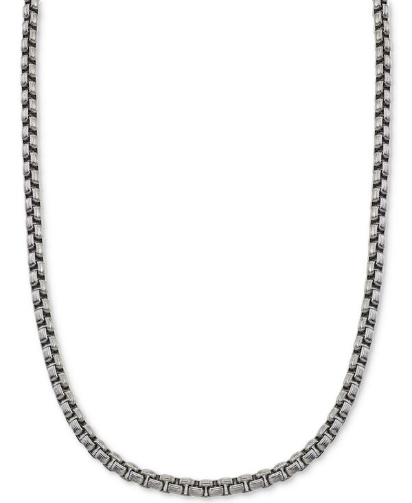 エスクァイア メンズ 付属品 ピアス・イヤリング プルオーバー Esquire Men\u0027s Jewelry Large Box-Link Chain インチ Stainless Steel Stainless Steel