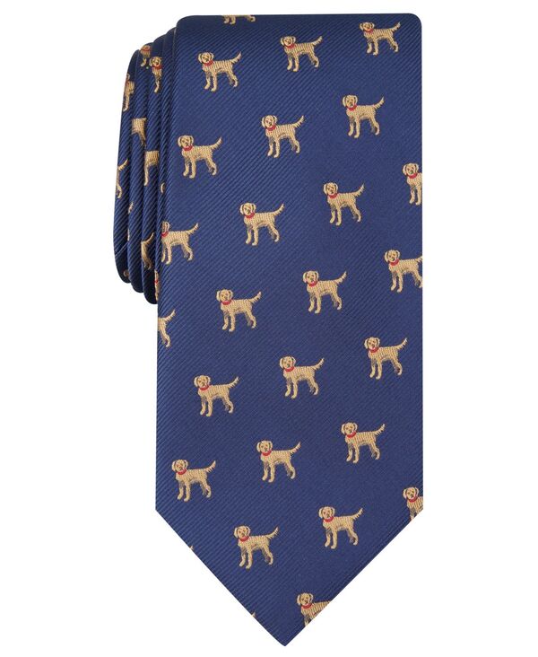 クラブルーム メンズ アクセサリー ネクタイ プリント Club Room Men's Labrador Convo Print Tie Navy ネイビー|ReVida 店