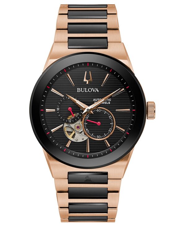 ブロバ メンズ アクセサリー 腕時計 Tシャツ Bulova Men's Automatic Grammy Two-Tone Stainless Steel Bracelet Watch 41mm Two Tone 109,890円