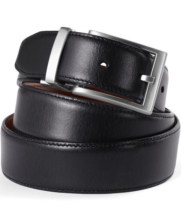 ランズ挙げ句の果て メンズ 付属品 胴締め Lands\u0027 End Men\u0027s Reversible Belt Black/brown 黒いこと
