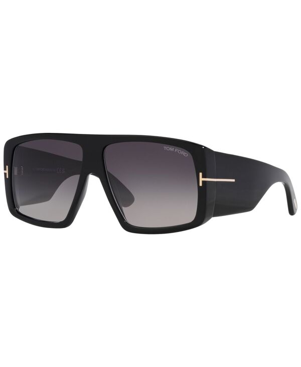 トム・ジェラルド・r・フォード メンズ 佩び物 サングラス・アイウェア Tom Ford Unisex Sunglasses Raven Shiny Black 黒いこと