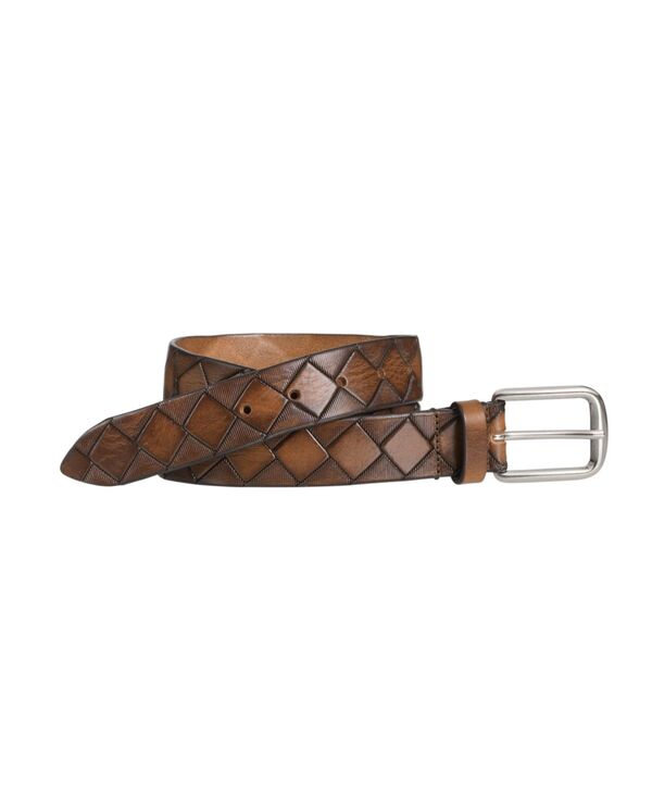 ジョンストンアンドマーフィー メンズ 付属品 胴締め Johnston \u0026 Murphy Basketweave Belt Tan タン