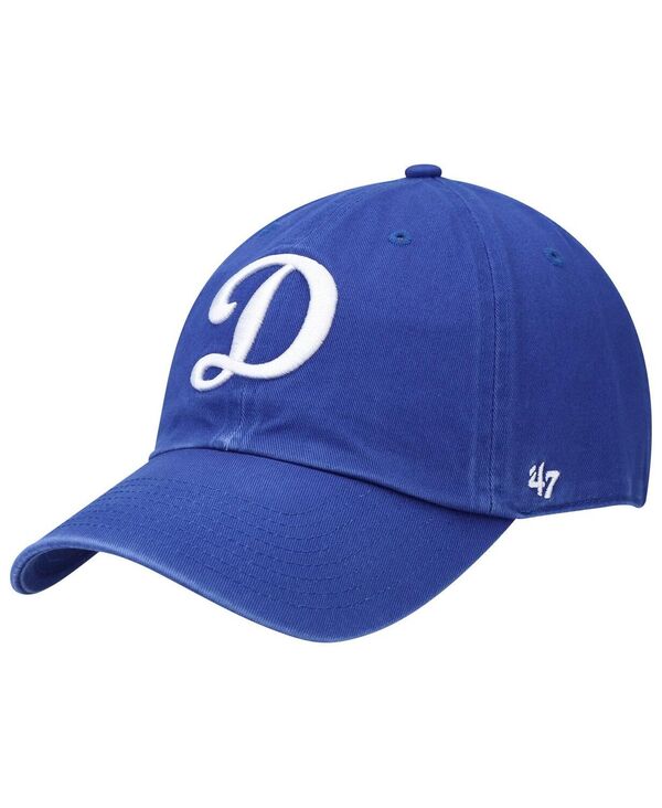 47 ブランド メンズ アクセサリー 帽子 47 Brand Men Royal Los Angeles Dodgers Clean Up Adjustable Hat Royal