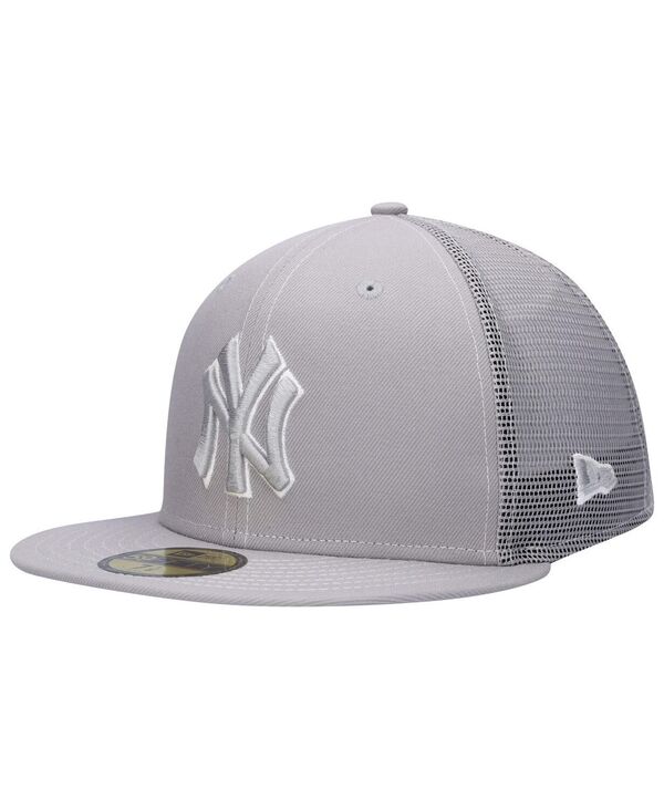 ニューエラ メンズ アクセサリー 帽子 New Era Men's Gray New York Yankees 2023 On-Field Batting Practice 59FIFTY Fitted Hat Gray グレー