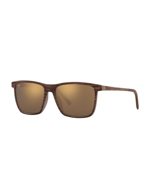 マウイジム メンズ アクセサリー サングラス・アイウェア Maui Jim Unisex Polarized Sunglasses One Way Brown ブラウン