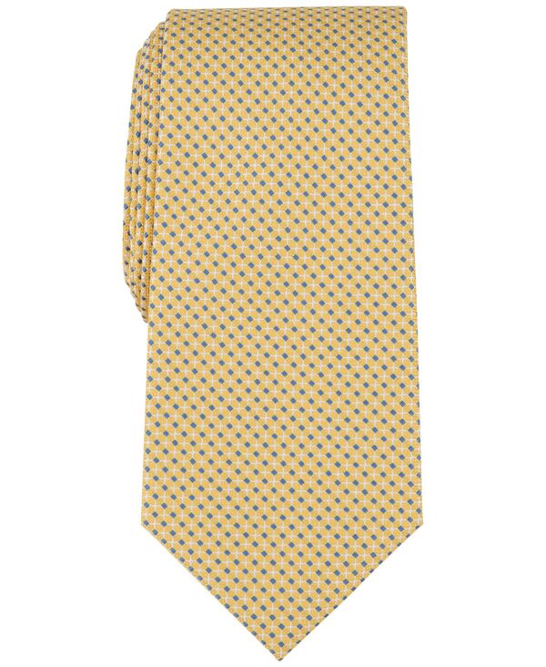 ナウティカ メンズ 付属物 タイ ミニ Nautica Men\u0027s Rhea Mini-Geo Tie Yellow 黄み スーツ用ファッション小物-バッグ・小物・ブランド雑貨-ネクタイ