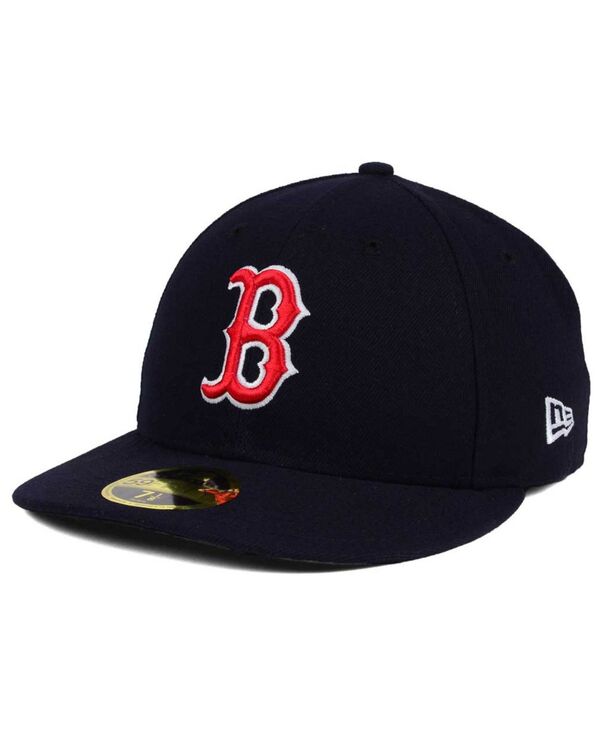 ニューエラ メンズ アクセサリー 帽子 キャップ New Era Boston Red Sox Low Profile AC Performance 59FIFTY Fitted Cap Navy ネイビー｜ReVida 店 10,904円