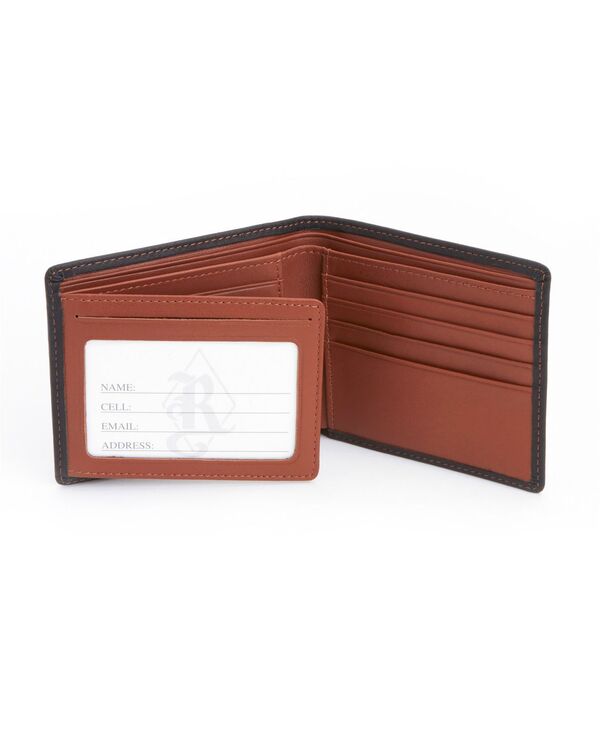 ロイス メンズ アクセサリー 財布 ROYCE New York Men's RFID Blocking Bifold Wallet Tan タン