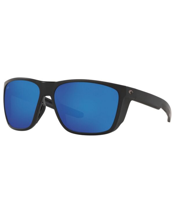 コスタデルマール メンズ アクセサリー サングラス・アイウェア Costa Del Mar FERG XL Polarized Sunglasses 6S9012 62 11 MATTE BLACK/BLUE MIRROR 580G ブラック