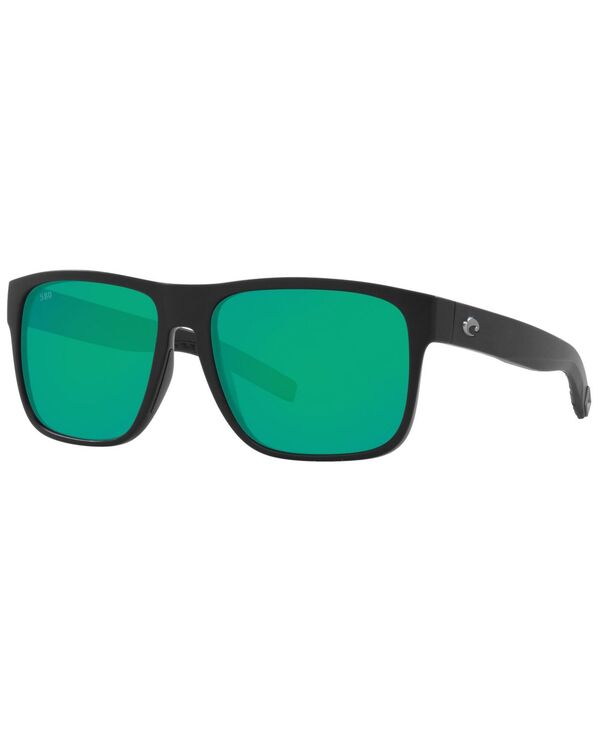 コスタデルマール メンズ アクセサリー サングラス・アイウェア Costa Del Mar SPEARO XL Polarized Sunglasses 6S9013 59 11 MATTE BLACK/GREEN MIRROR 580G ブラック