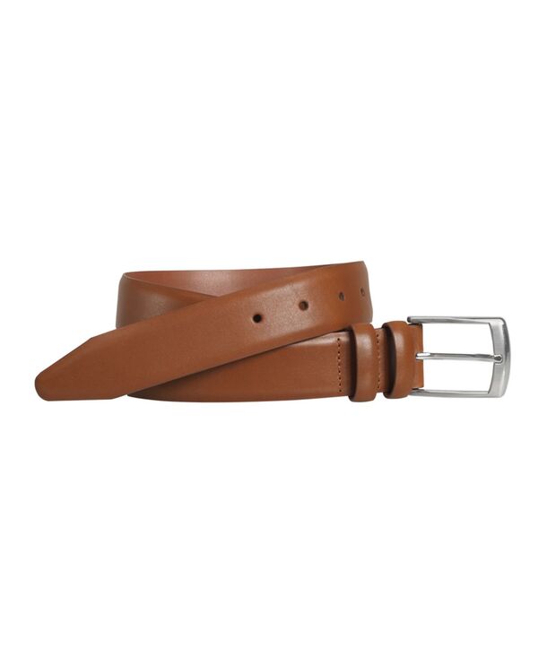 ジョンストンアンドマーフィー メンズ アクセサリー ベルト Johnston & Murphy Men's Feathered Edge Belt Tan Leather タン|ReVida 店