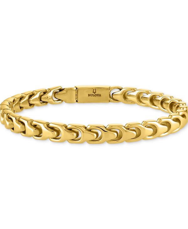 ブロバ メンズ 付属品 ウオッチ ティーシャツ Bulova Men\u0027s Link Bracelet-Plated Stainless Steel ナトリウム ゴールド メンズ腕時計-腕時計