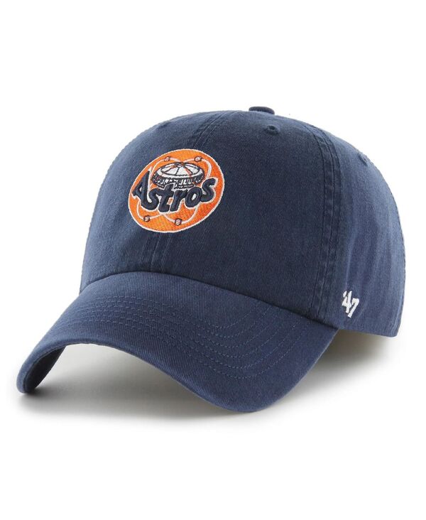 47 ブランド メンズ アクセサリー 帽子 '47 Brand Men's Navy Houston Astros Cooperstown Collection Franchise Fitted Hat Navy ネイビー｜ReVida 店