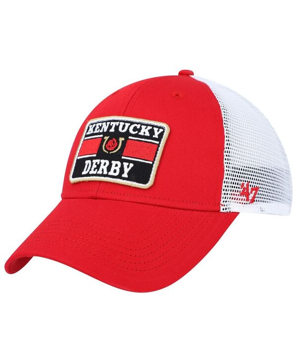 47 ブランド メンズ アクセサリー 帽子 ダービー '47 Brand Men's Red Kentucky Derby MVP Snapback Hat Red レッド