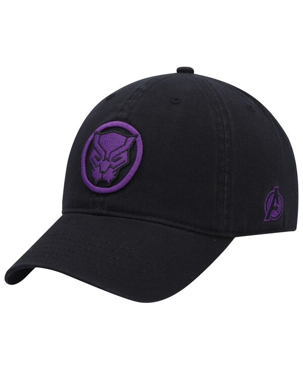 マーベル メンズ アクセサリー 帽子 Marvel Men's blackPanther Dad Adjustable Hat Black ブラック