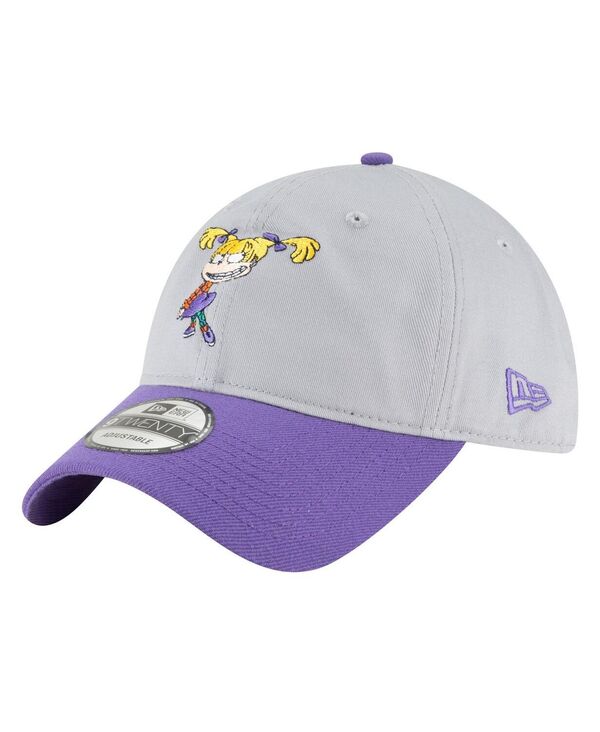 ニューエラ メンズ アクセサリー 帽子 New Era Men's Gray Rugrats Angelica 9TWENTY Adjustable Hat Gray グレー