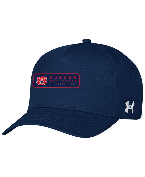 アンダーアーマー メンズ アクセサリー 帽子 Under Armour Men's Navy Auburn Tigers 2023 Sideline Adjustable Hat Navy ネイビー|ReVida 店