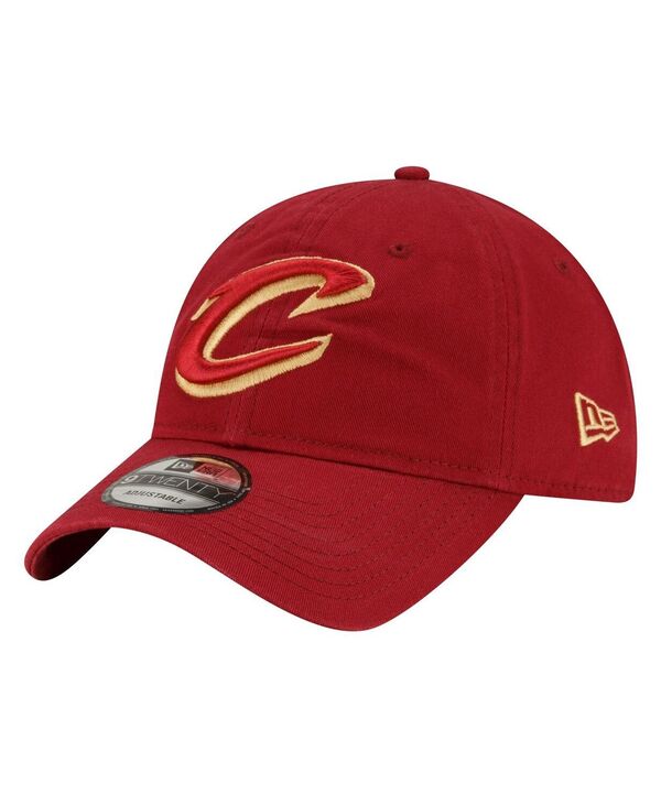 ニューエラ メンズ アクセサリー 帽子 New Era Men's Wine Cleveland Cavaliers Team 2.0 9TWENTY Adjustable Hat Wine ワイン