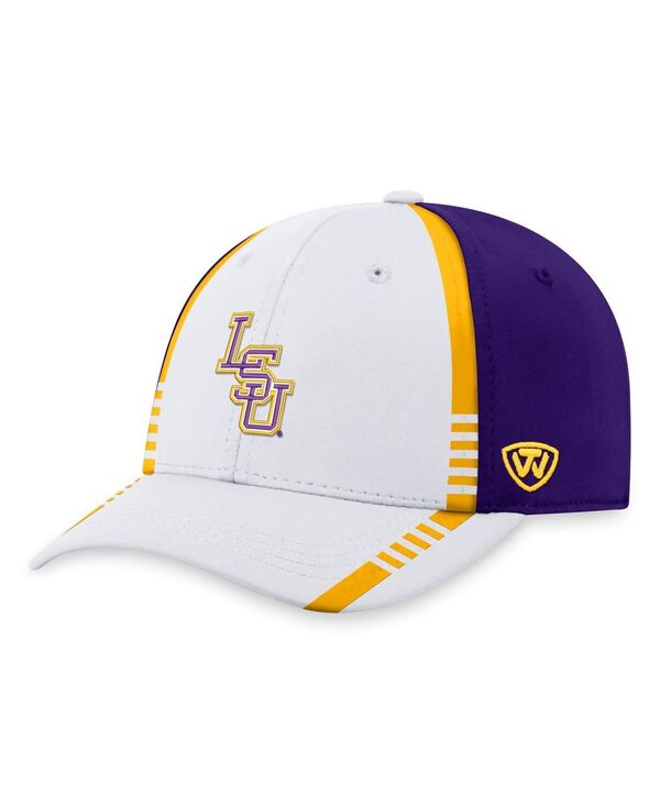 トップオブザワールド メンズ アクセサリー 帽子 Top of the World Men's White Purple LSU Tigers Iconic Flex Hat White Purple ホワイト 8,386円