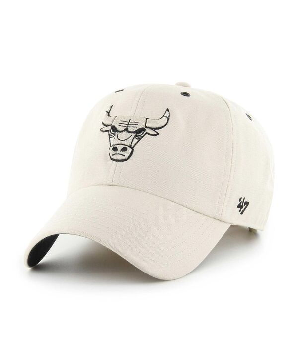 47 ブランド メンズ アクセサリー 帽子 '47 Brand Men's Cream Chicago Bulls Lunar Clean Up Adjustable Hat Cream クリーム