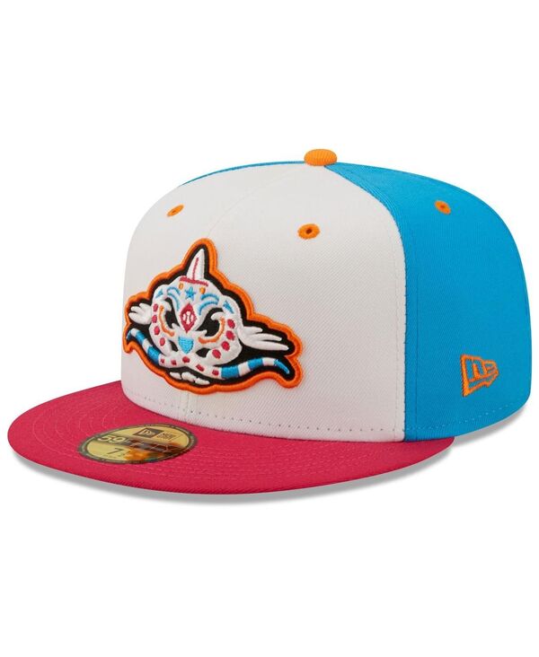 ニューエラ メンズ アクセサリー 帽子 New Era Men's White Coral Pescados de Carolina Copa De La Diversion 59FIFTY Fitted Hat White Coral ホワイト