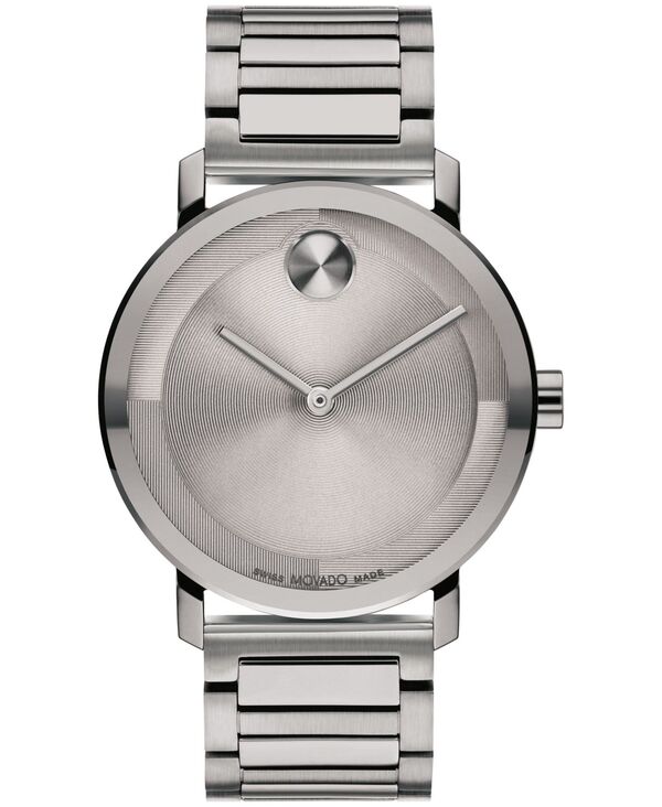 モバド メンズ 佩び物 ウォッチ プルオーバー Movado Men\u0027s Bold Evolution 2.0 Swiss Quartz Ionic Plated Gray Steel Watch 40粍 Gray 薄墨色