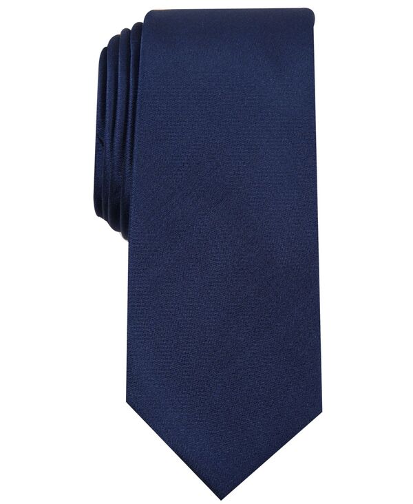 アルファニ メンズ アクセサリー ネクタイ Alfani Men's Solid Texture Slim Tie Navy ネイビー