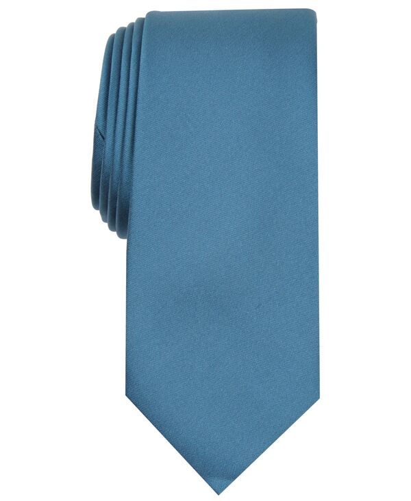 アルファニ メンズ アクセサリー ネクタイ Alfani Men's Solid Texture Slim Tie Petrol