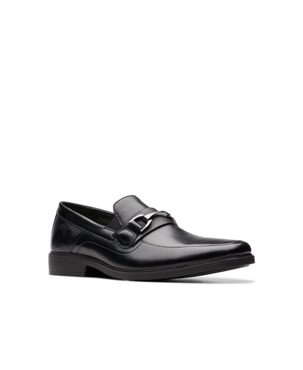 クラークス メンズ シューズ スリッポン・ローファー ローファー Men's Collection Clarkslite Bit Slip On Loafers Black Leather ブラック